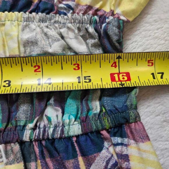 New L By Anthropologie The Somerset maxi shirt-dress in plaid floral - Picture 11 of 12